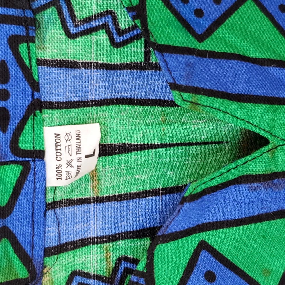 Casual Tie Dye Cotton Dashiki - Picture 6 of 9